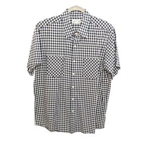 Carhartt Button Up Shirt Mens XL Plaid Check Blue Green White Cotton Casual